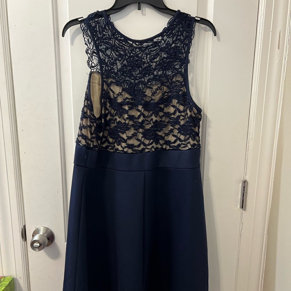 Blue dress 
